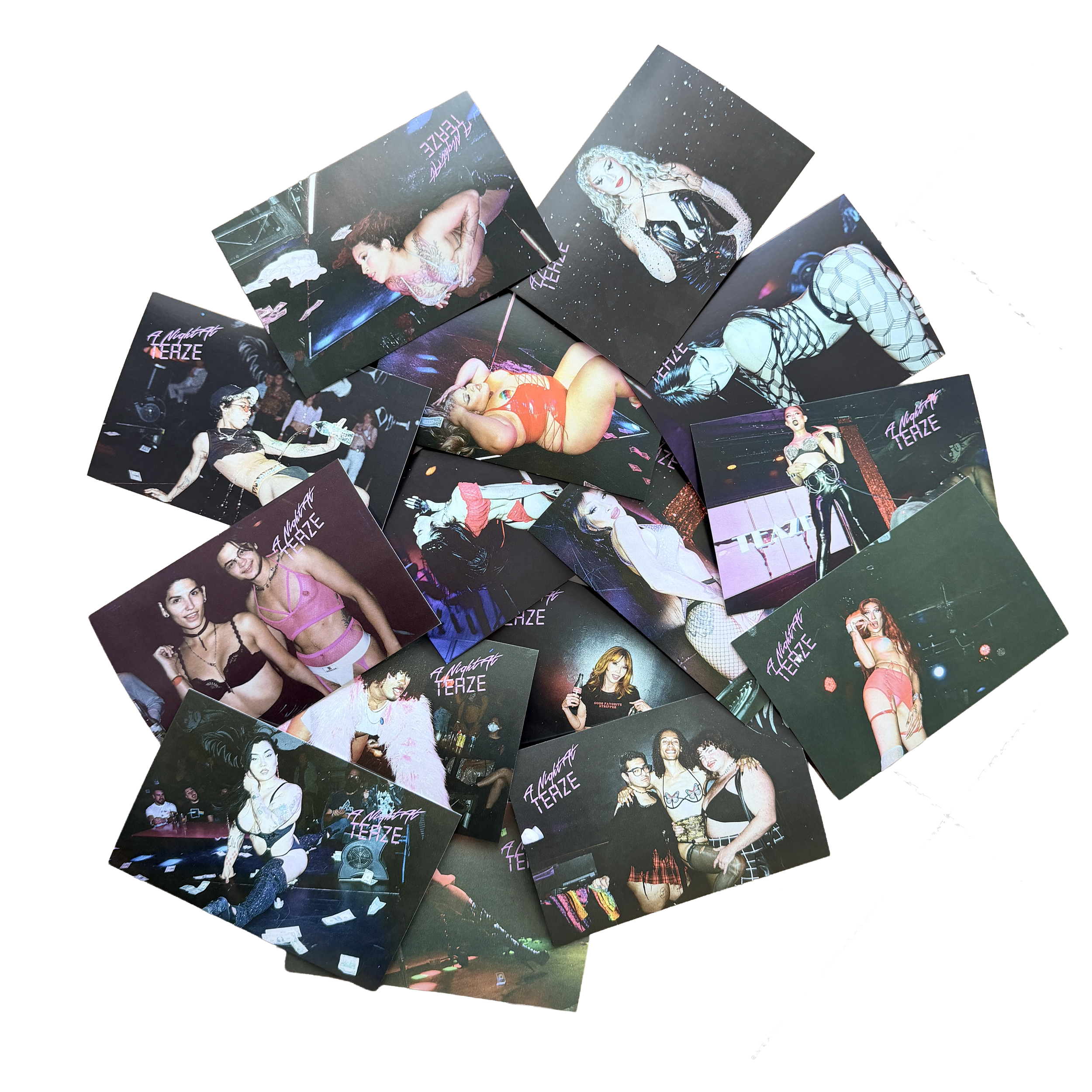 A Night At Teaze Postcards