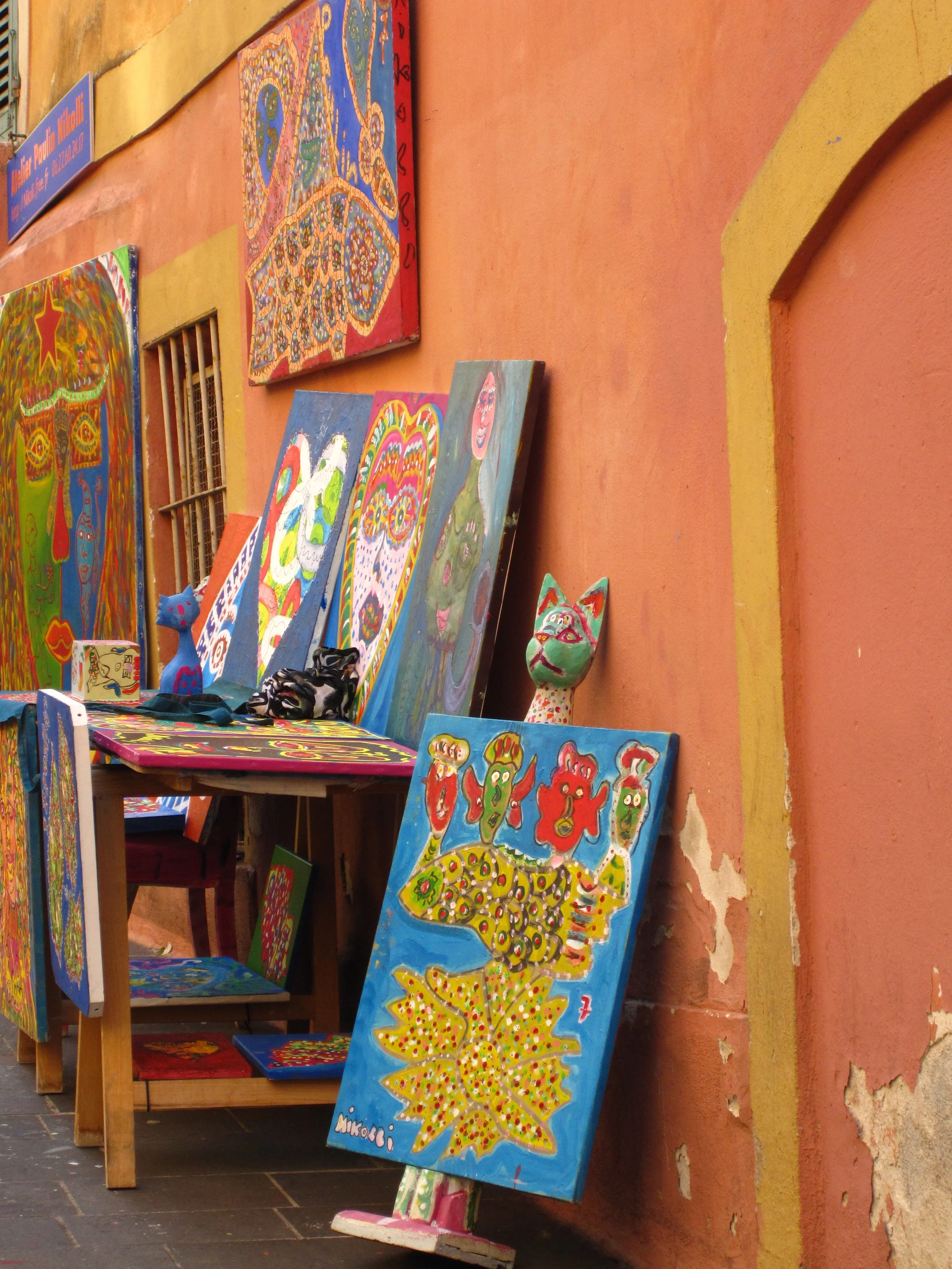 Colorful canvases