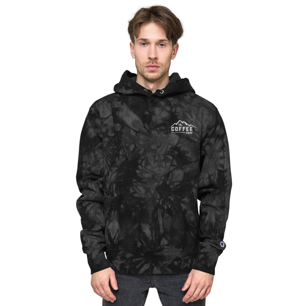 Unisex Champion tie-dye hoodie — The Coffee Shop