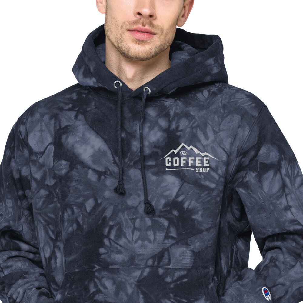 Unisex Champion tie-dye hoodie — The Coffee Shop