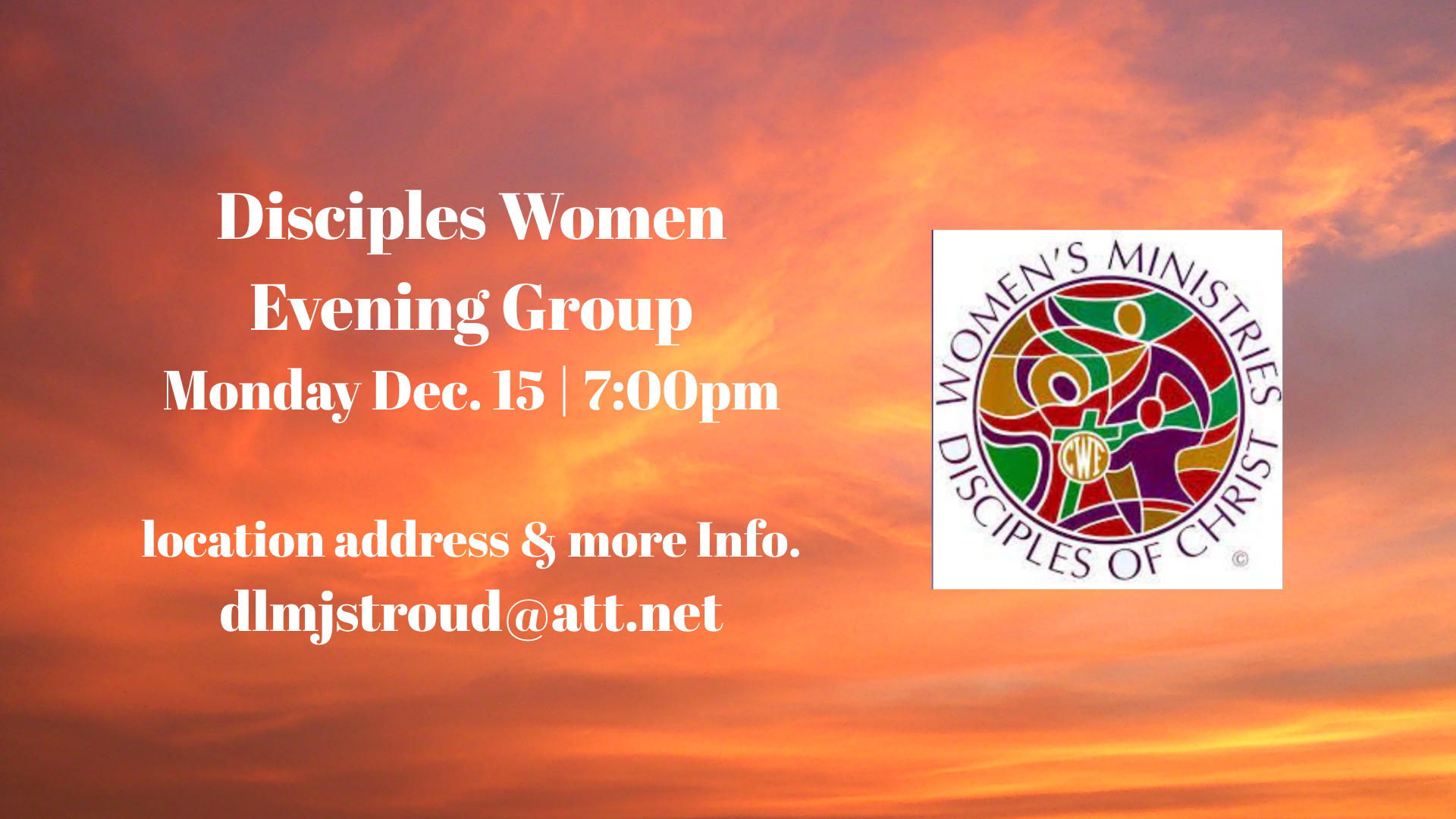 Disciples Women - Evening Group