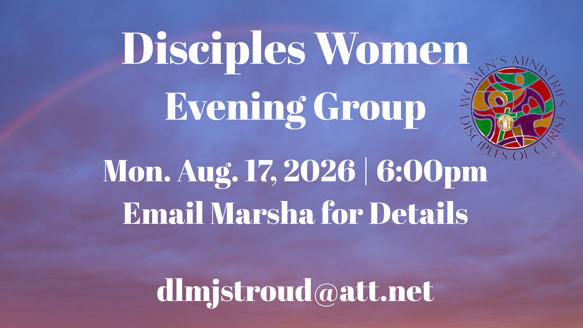 Disciples Women - Evening Group