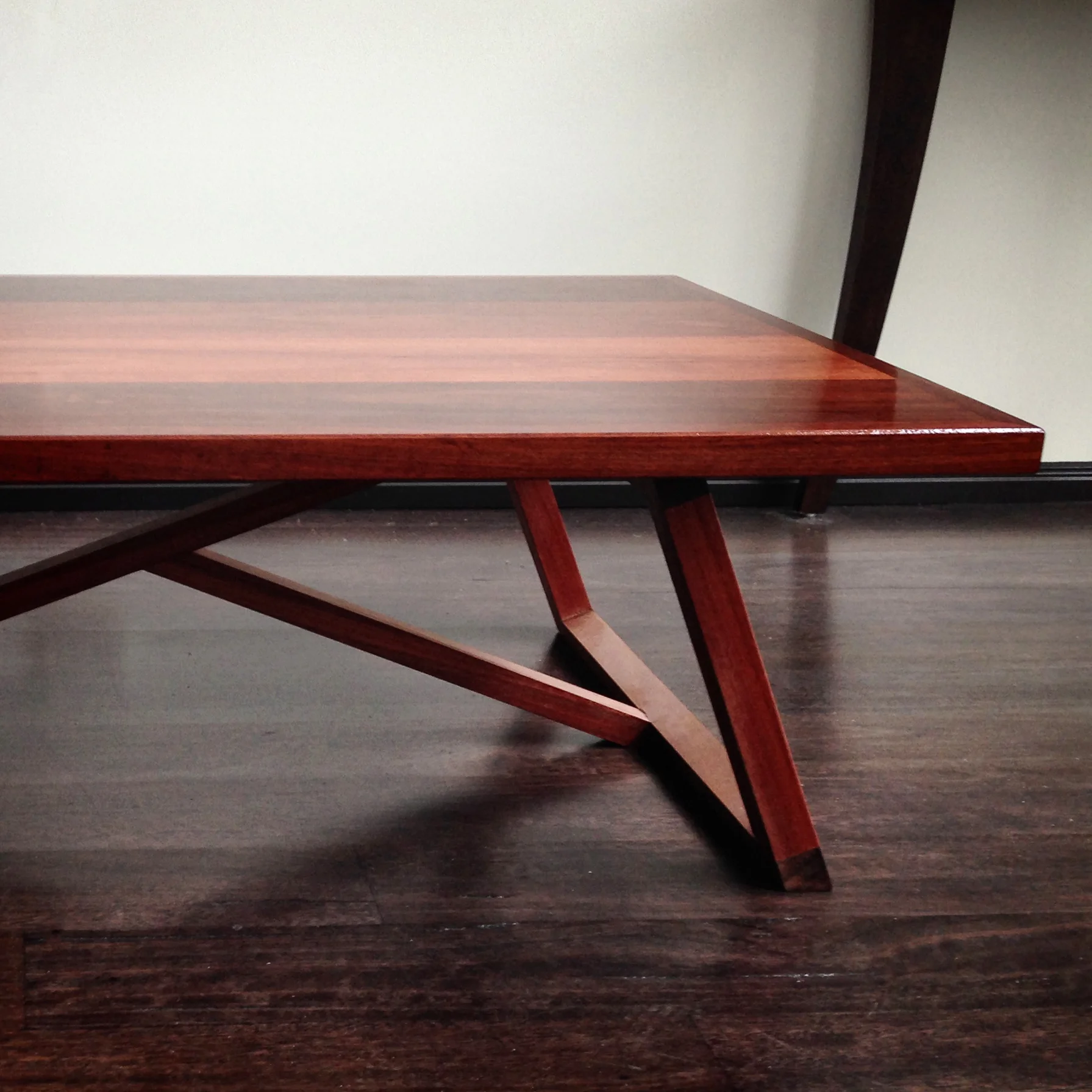 Custom made Jarrah coffee table