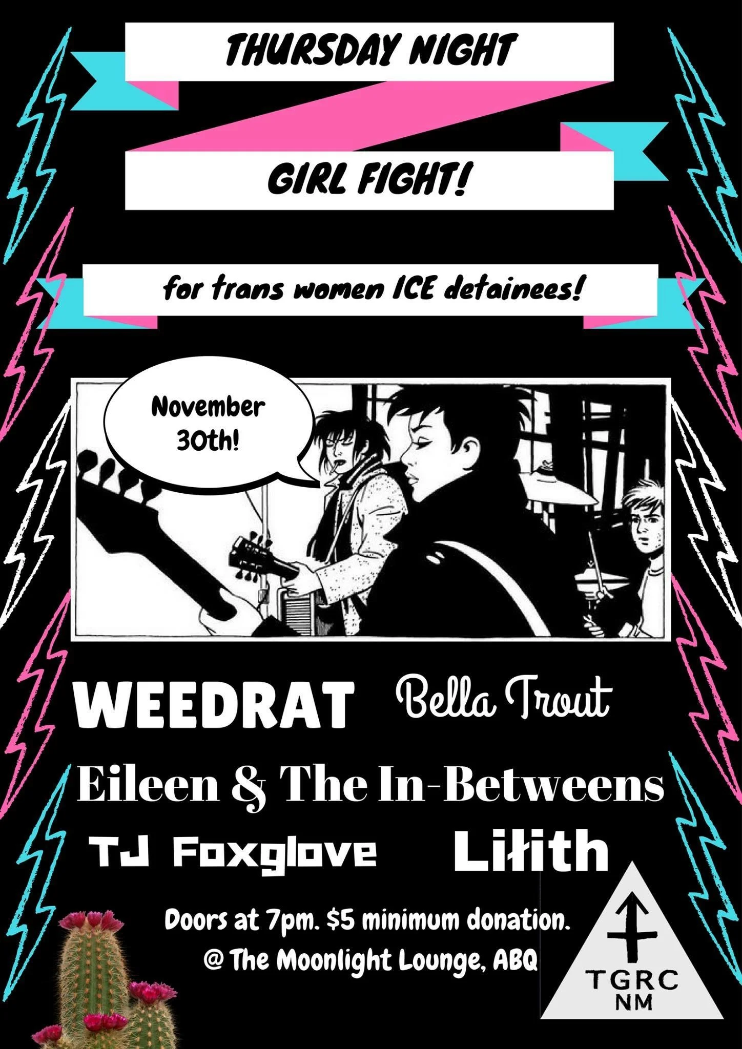 Fundraiser for Trans Women ICE Detainees (Thursday Night Girl Fight)