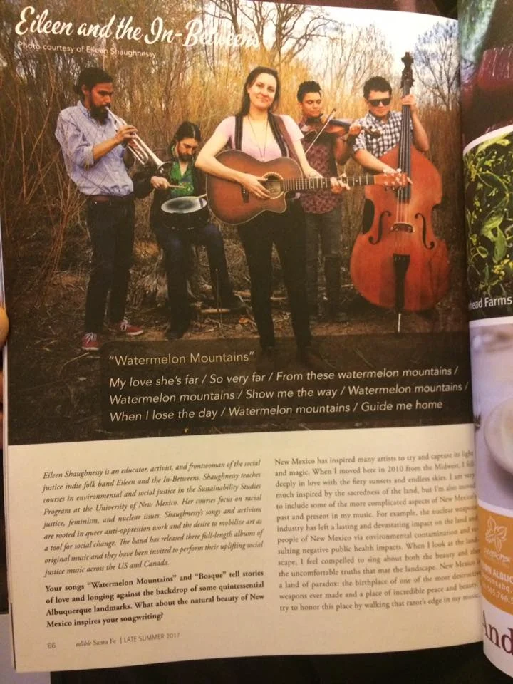 Eileen & the In-Betweens featured in Edible Magazine!