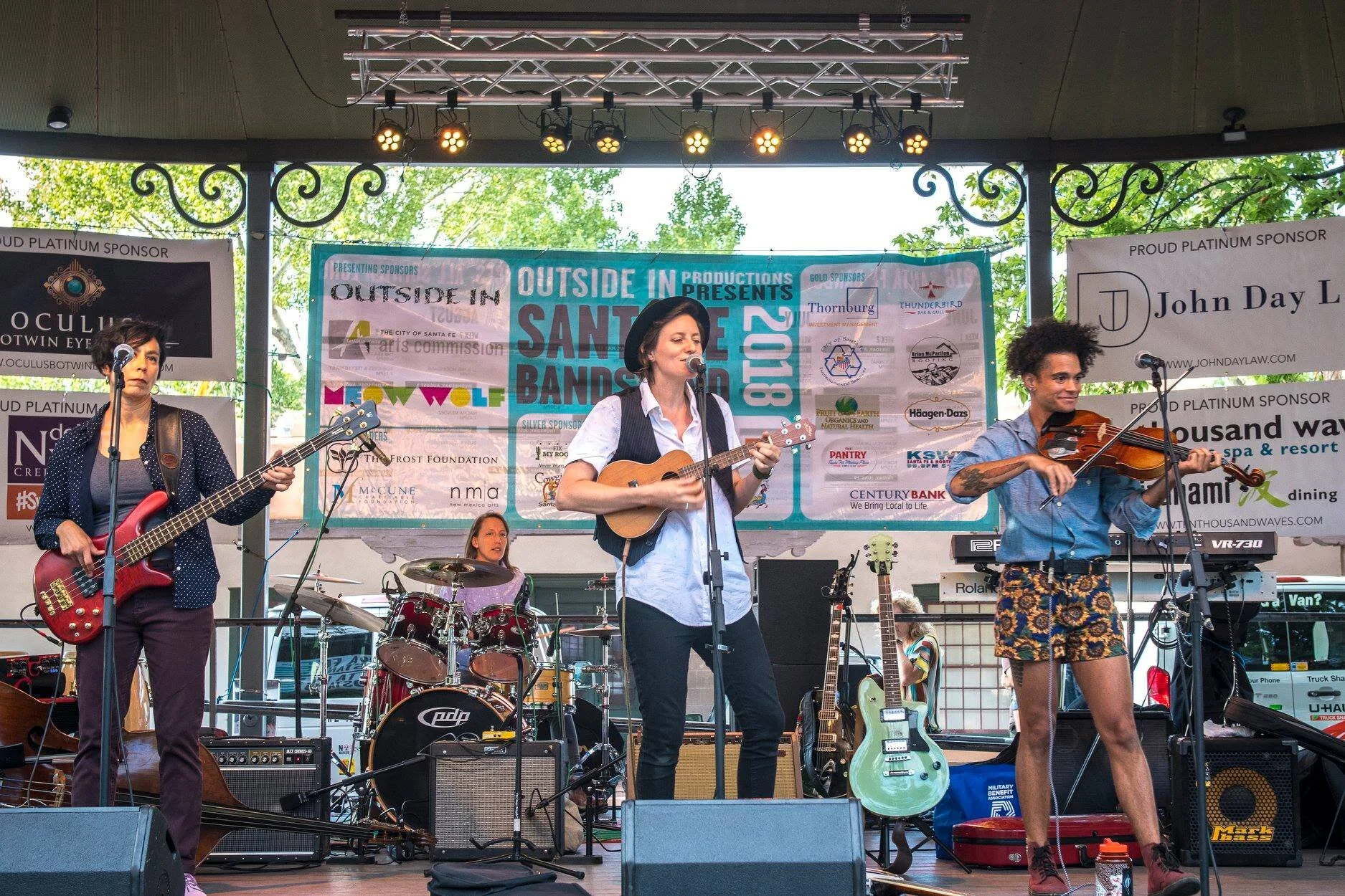 Eileen & the In-Betweens at the Santa Fe Bandstand!