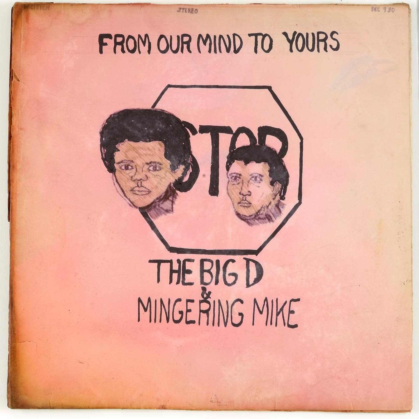 The Big &ldquo;D&rdquo; &amp; Mingering Mike - From Our Mind to Yours (Decision Records, Aug. 25, 1972). &copy; Mingering Mike. Smithsonian American Art Museum. Gift of Mike Wilkins and Sheila Duignan and museum purchase through the Luisita L. and Fr