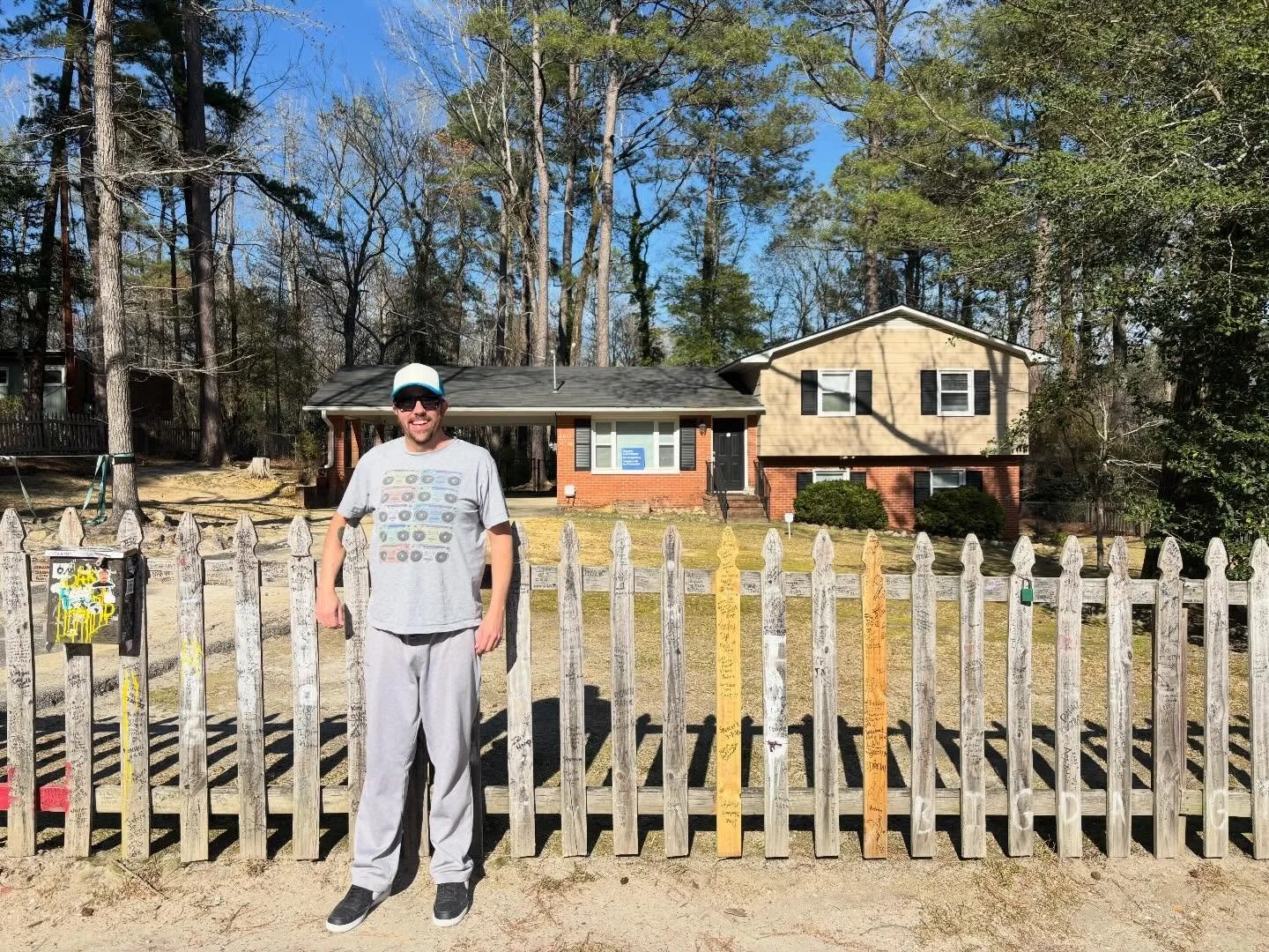 2014 Forest Hills Drive 
Fayetteville, NC

J Cole is one of my favourite artists, quite possibly my favourite from this century.  His music arrangements, flow and storytelling are top notch. This afternoon, we stopped to see the town and the house th