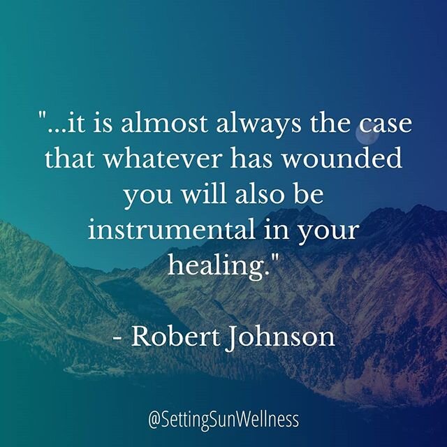 It's not an easy practice to turn inward to confront the shadow or those things that have wounded you, but it might be an important part of the healing process. Sometimes it doesn't feel safe to turn inward to do this type of work, and that's ok too!