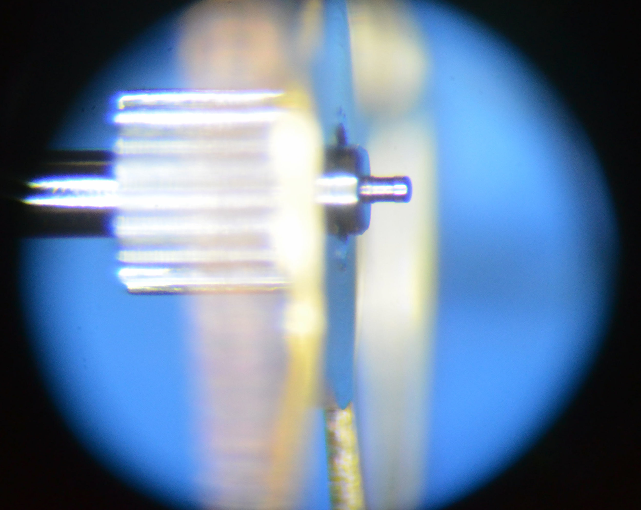 See that channel worn into the pivot?
