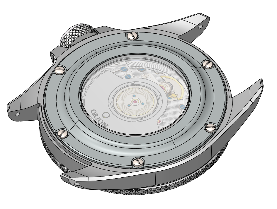 Advancing the caseback design. 4 screws provide no redundancy or safety.