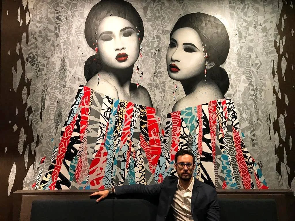 📸 By @emmathomsontravels aboard the Scenic Eclipse. Artwork by Hush.