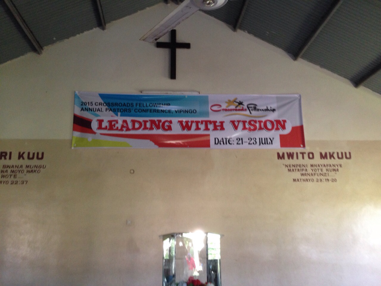 2015 Pastor's Conference Theme: Leading with Vision