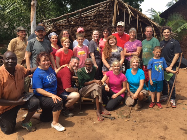 The team with the old man for whom the house was built.
