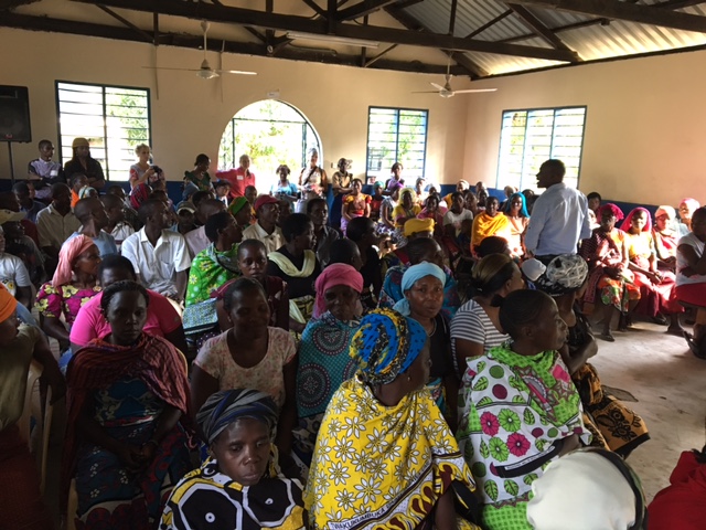 Parent meeting to hand out solar lamps