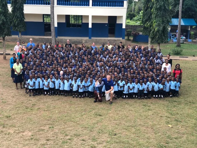 Lovin' on our Kids in Bomani