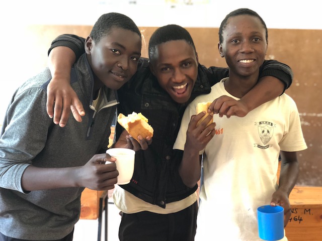 Break is a special treat for them so we bought bread to go with tea.