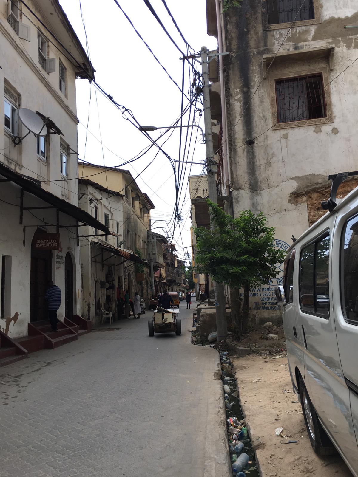Streets of old town Mombasa