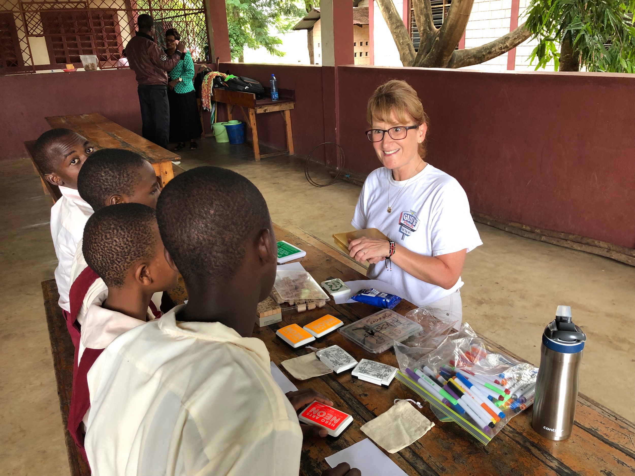 Kathy’s group will decorate little bags with the preschool kids.