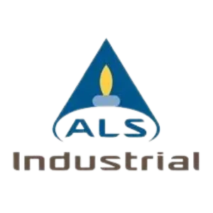 Logo of the Atmospheric Laboratory for Sciences and Applications (ATLAS) with a flame symbol and the text 'ALSA industrial' underneath.