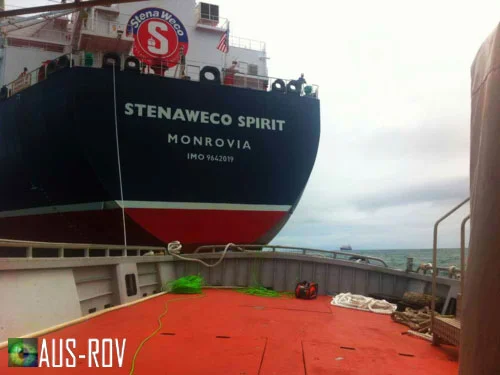 OCTOBER 2013 AUS-ROV UNDERWATER INSPECTION OF 184M SHIP STENAWECO SPIRIT