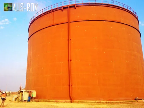 AUGUST 2014 ROV ULTRASONIC THICKNESS TESTING ON TANKS AT PETROMASILA OIL EXPORT TERMINAL