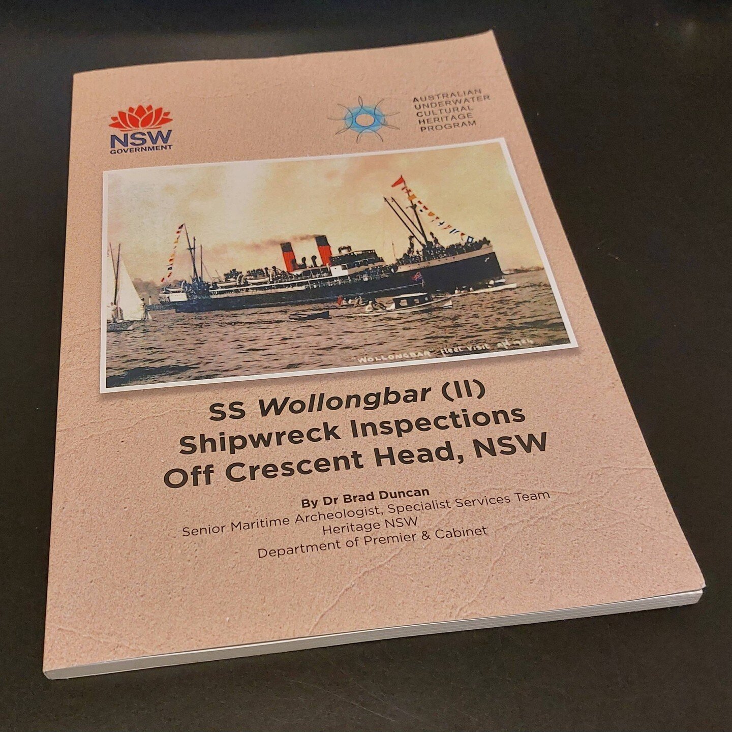 Congratulations to Dr Brad Duncan and the Specialist Services Team at Heritage NSW for their successful investigation into the disappearance of the SS Wollongbar (II) which was torpedoed by a Japanese Submarine off the East Coast of Australia in 1943