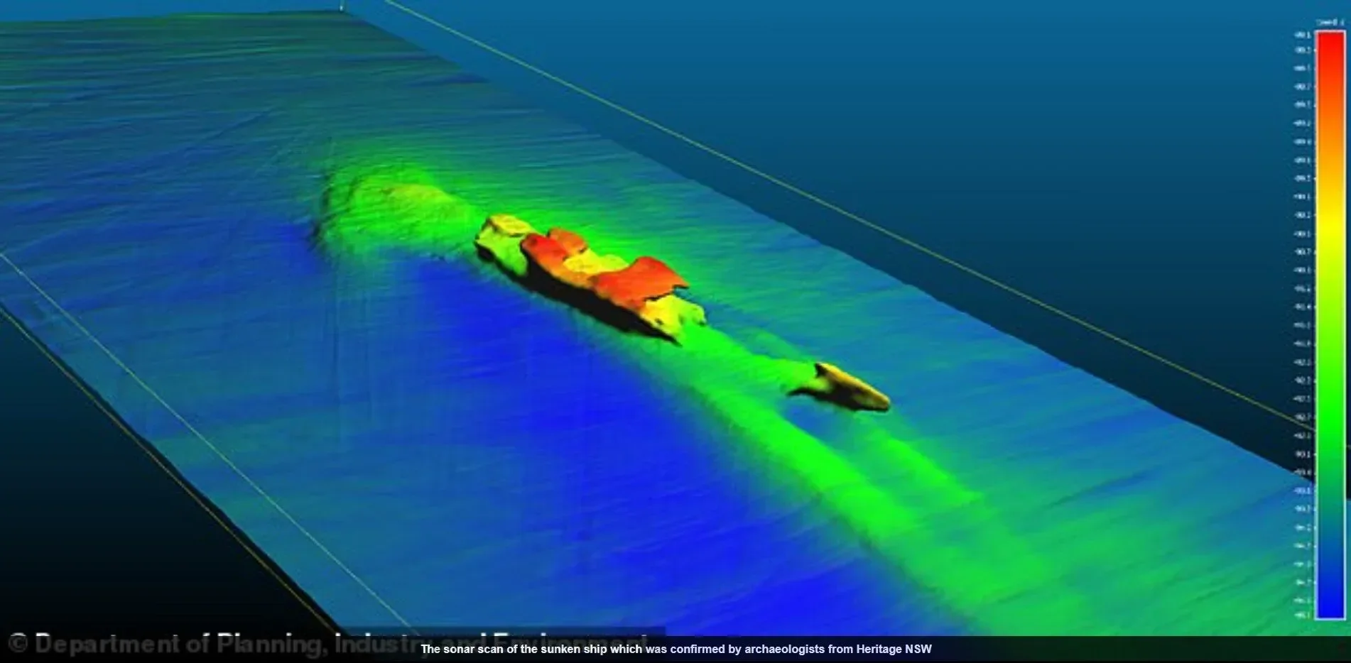 APRIL 2020 HERITAGE NSW DISCOVERY OF HISTORIC SHIPWRECK SS WOLLINGBAR II