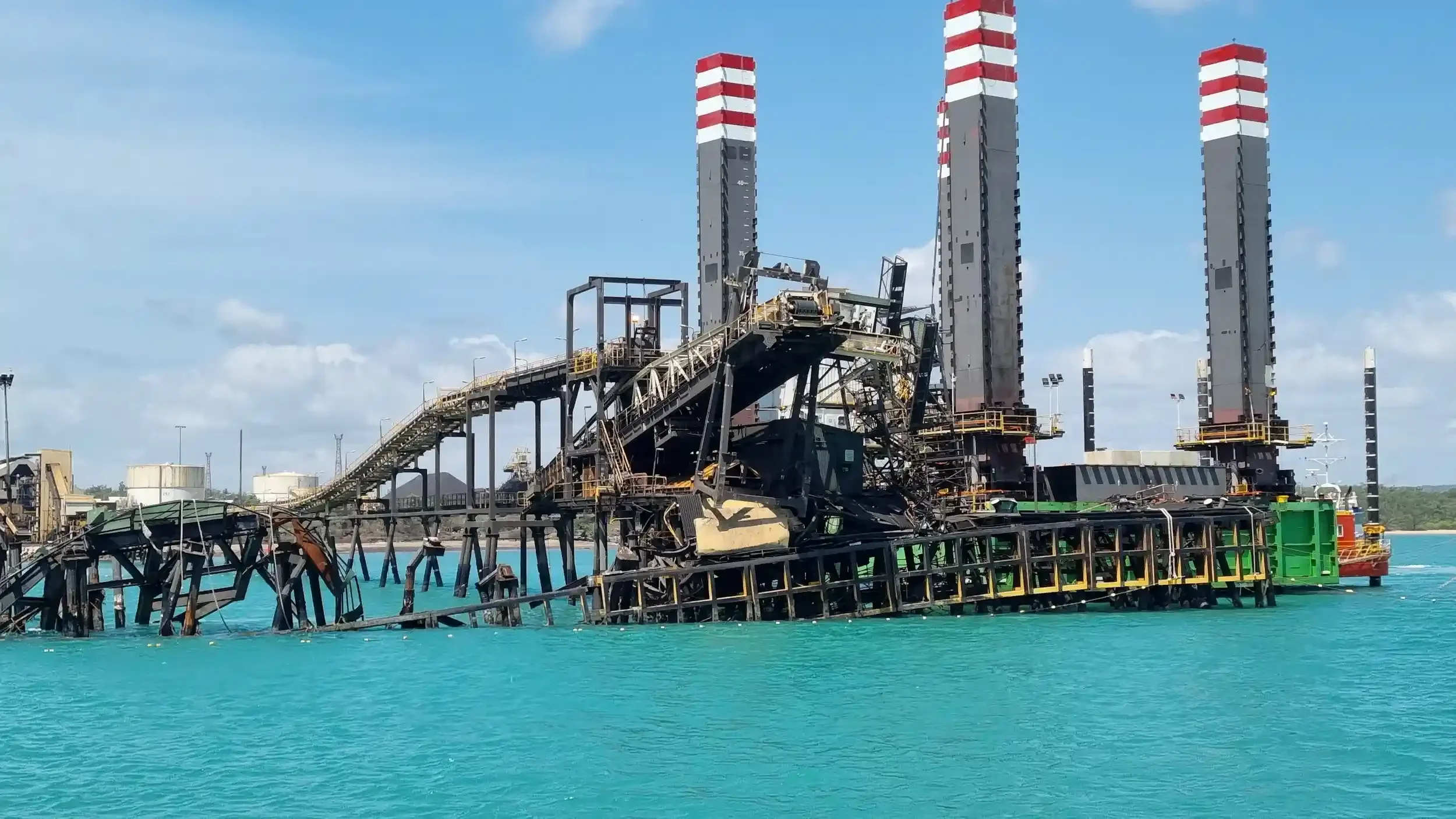Cyclone-damaged GEMCO Wharf recovery supported by AUS-ROV on Groote Eylandt