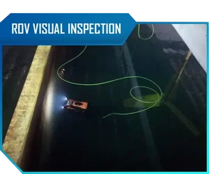 Rov Net Inspection AUS-ROV Underwater Inspection Services Australia.