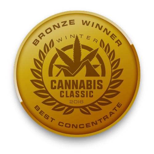 Bronze Winner for Best Concentrate at the NW Cannabis Classic 2016