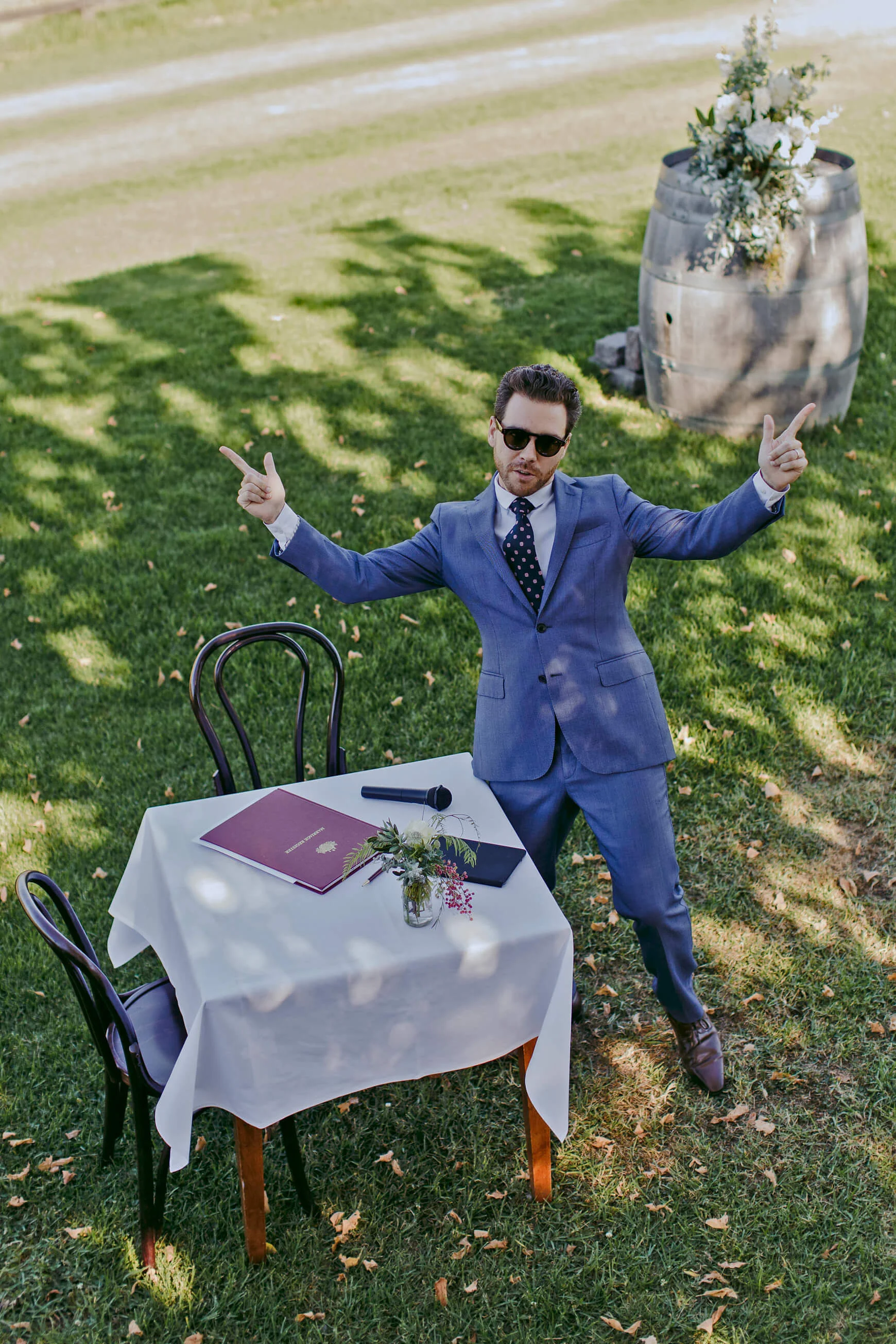 Fun Yarra Valley Wedding Celebrant - Riverstone Estate Winery