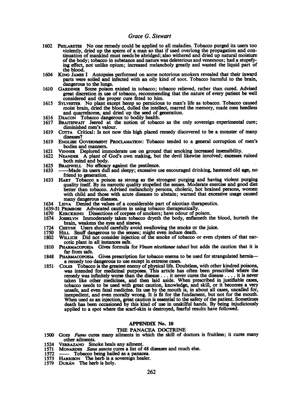 A HISTORY OF THE MEDICINAL USE OF TOBACCO 1492 1860 — Nicotiana Rustica