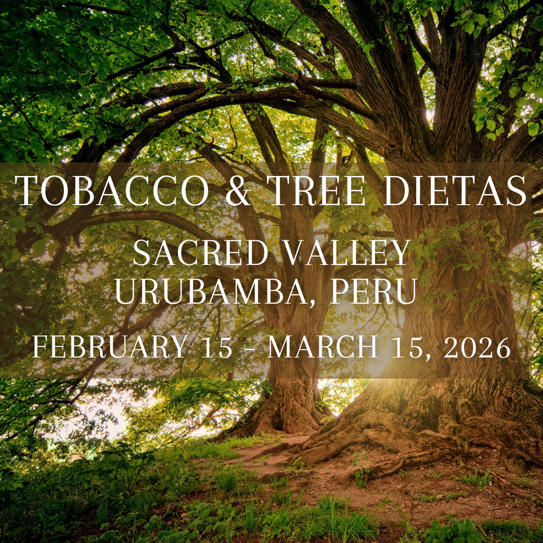 Tobacco and Tree Dieta - February 15 - March 15, 2026 - Urubamba, Sacred Valley, Peru