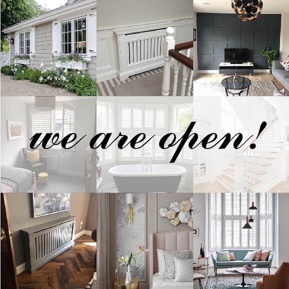 We&rsquo;re delighted to be back open and on the road meeting clients. 
Thank you for all the support and patience over the past 10 weeks. 
Please call our showroom or DM me if you&rsquo;d like to arrange a free in-home consultion or if you&rsquo;d l