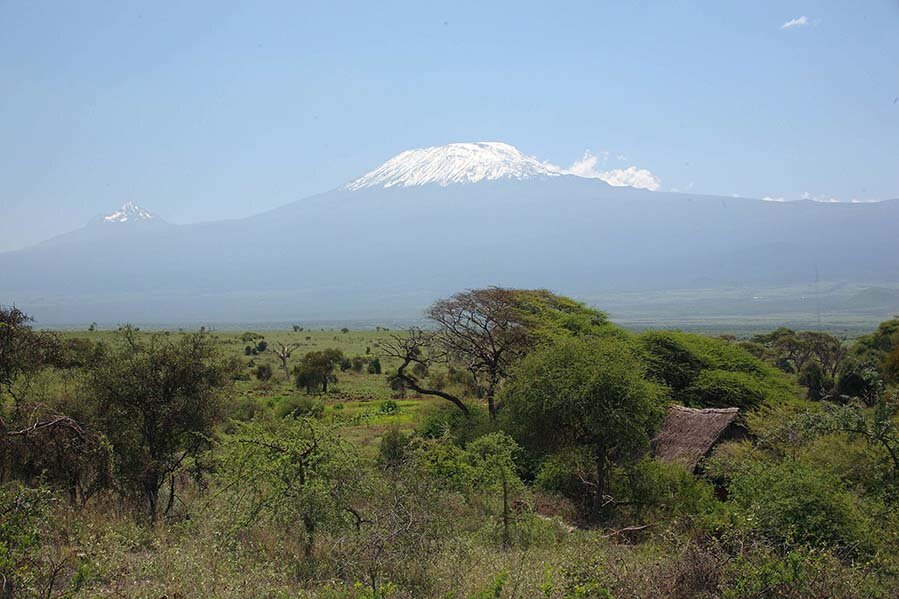 Views of Mt. Kilimanjaro from Tortilis Camp