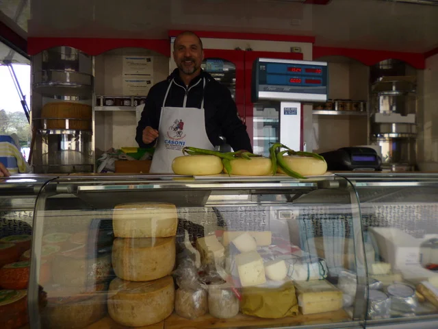Our favourite cheese man sells burrata, amazing goat, freshest Parmigiano and the best varieties of pecorino among many more...