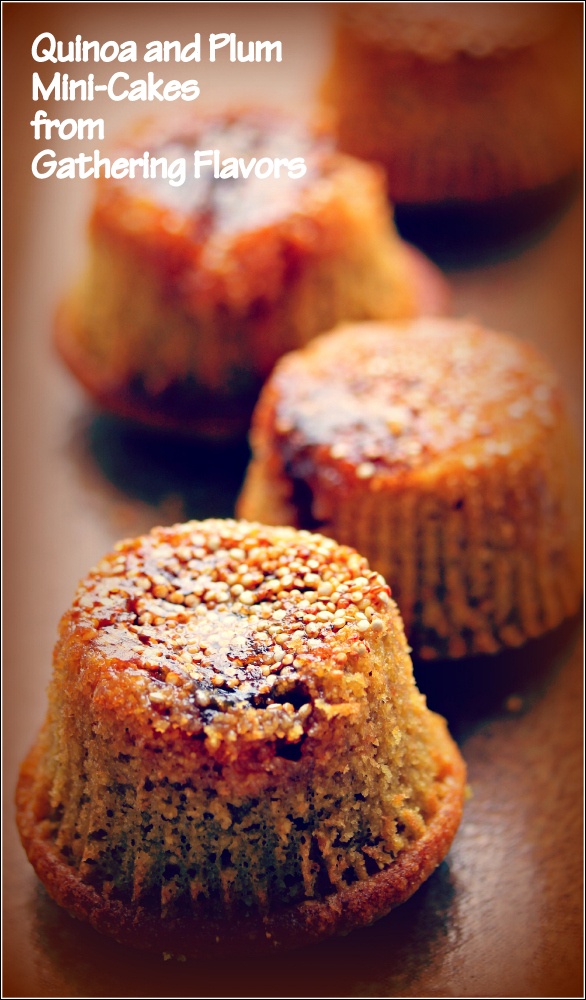 Quinoa & Plum Mini Cakes