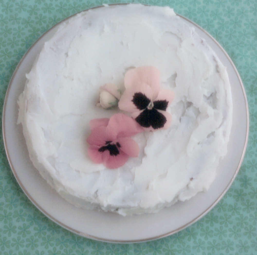 Golden Cake with Butternut Frosting