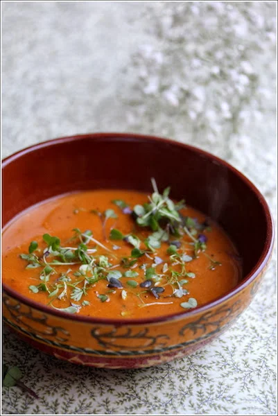 Hot and Spicy Sweet Potato Soup