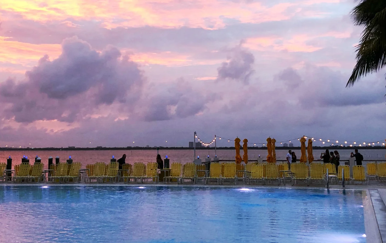 Sunset. Miami, Florida
