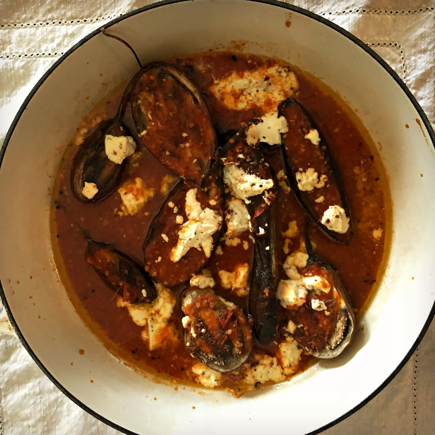 ©Eggplant in Pan by Dena T Bray.jpg