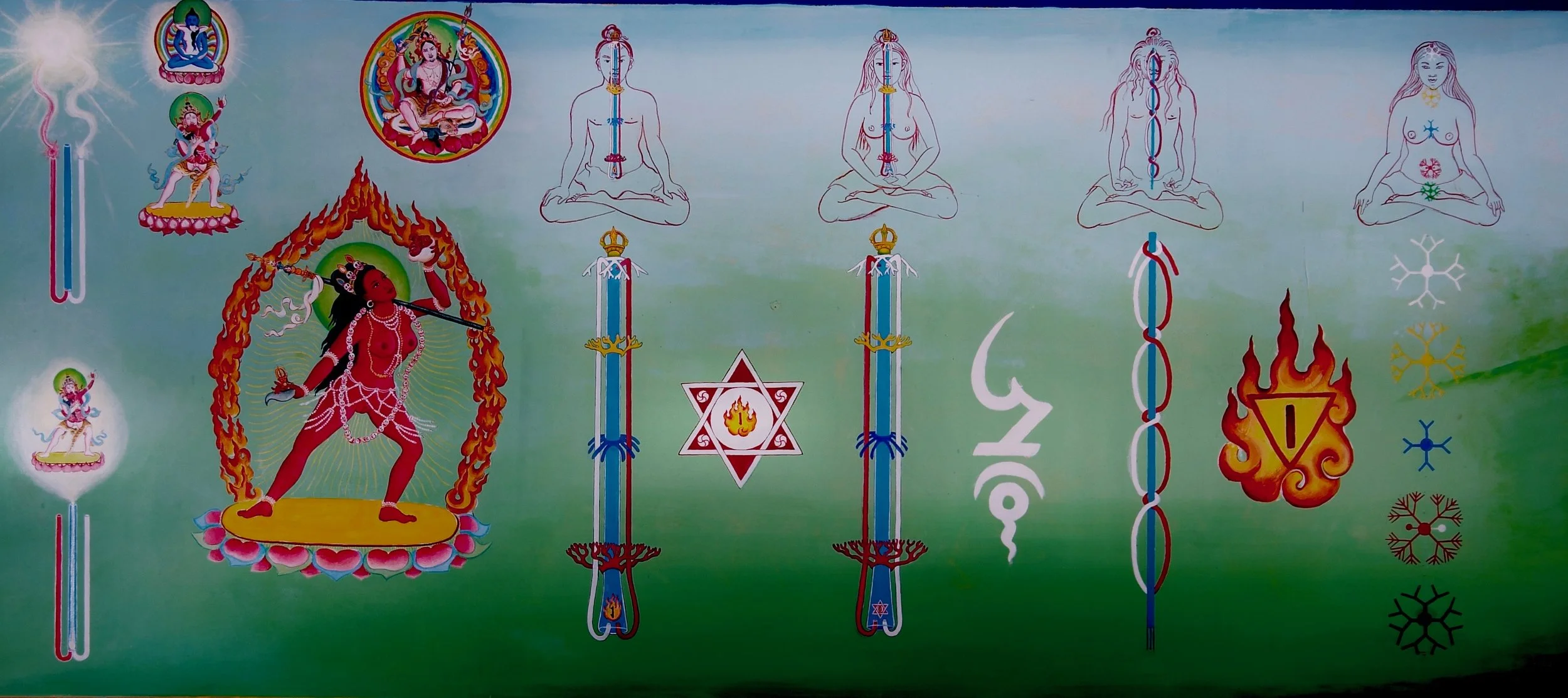 Tantra works with the whole human being. The outer world, the subtle inner energies, the social, and the deep alone of meditative contemplation. All aspects of life are woven into a single whole whose intention is realization of the undying bliss of enlightened wisdom.