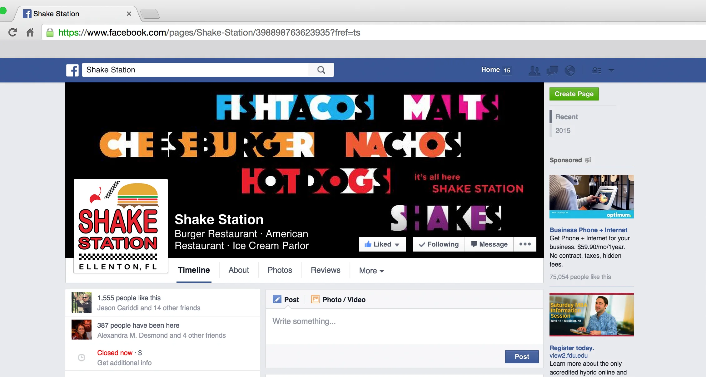 Facebook header