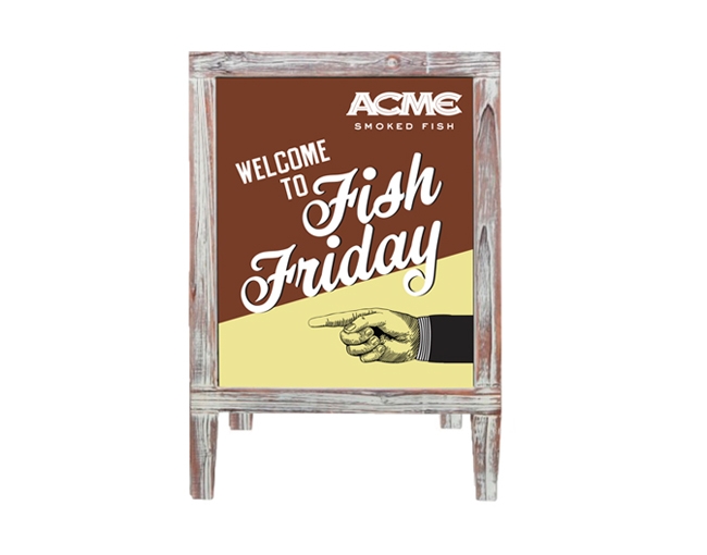 Fish Friday Outdoor Sign