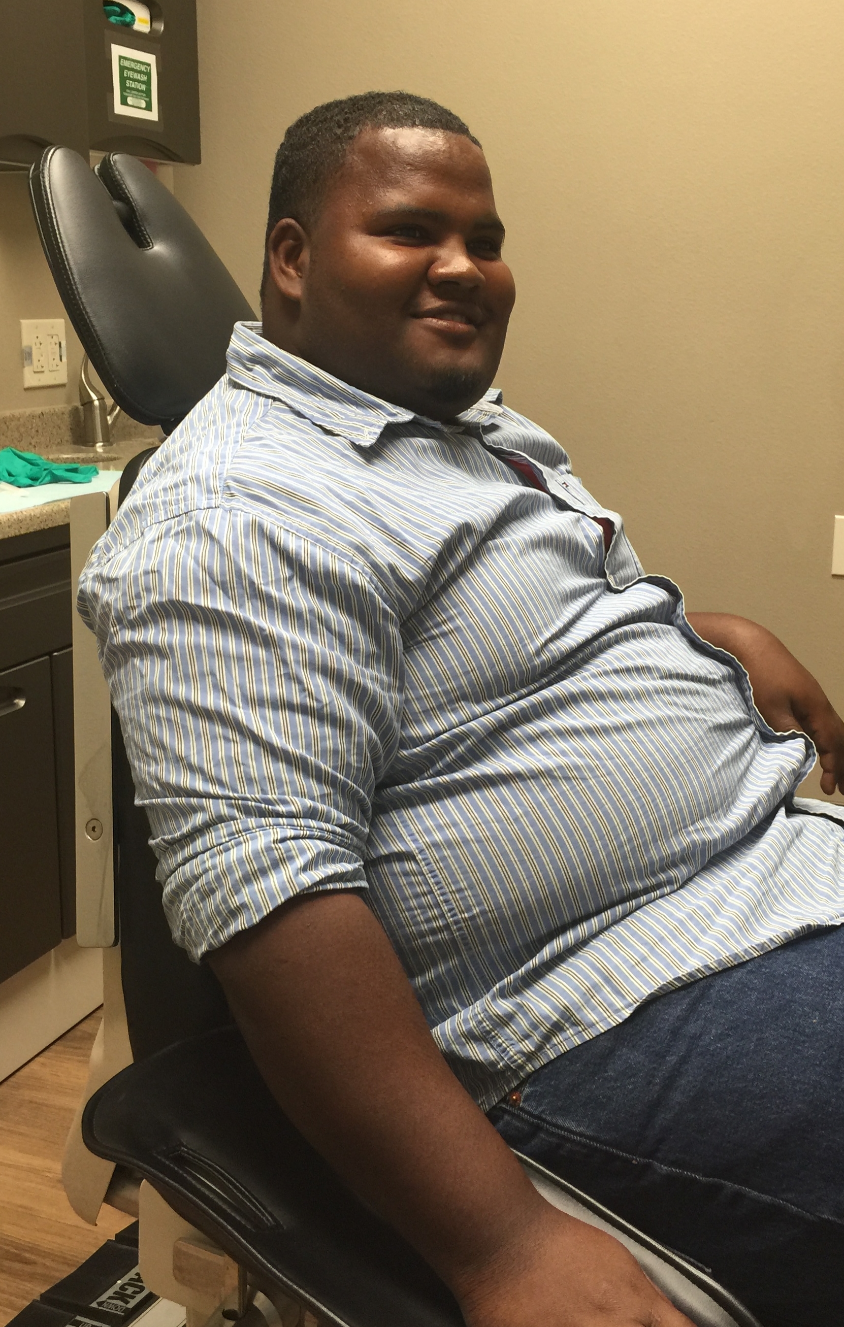 Dallan is very at ease in the dental chair! Grateful for a good report and continued healing!