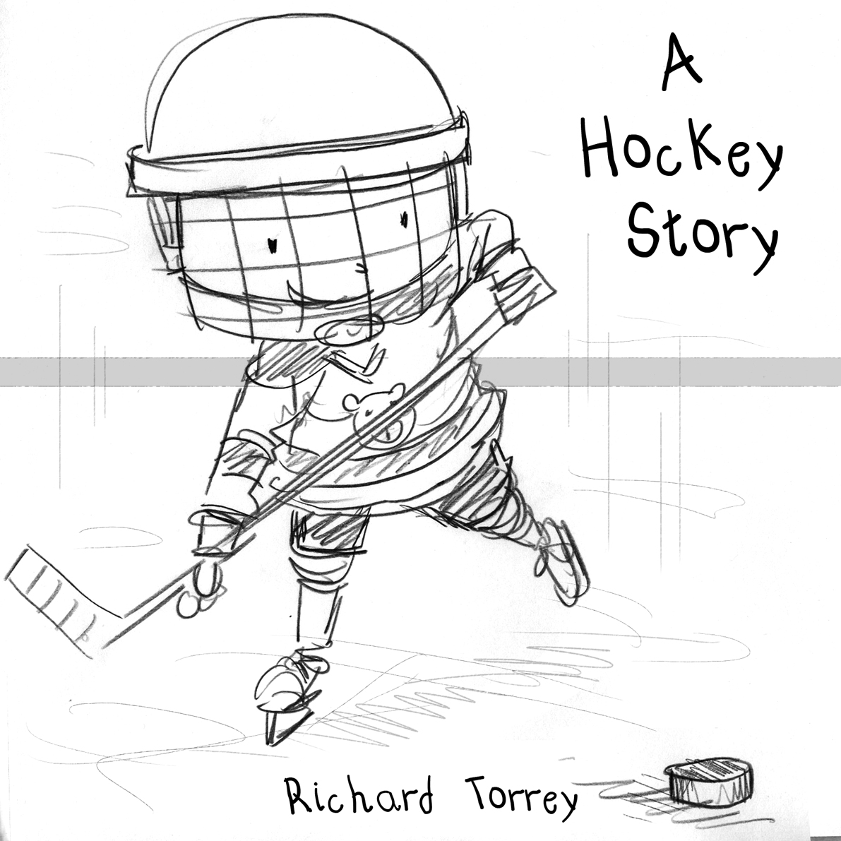 Hockey Story cover sketch 1