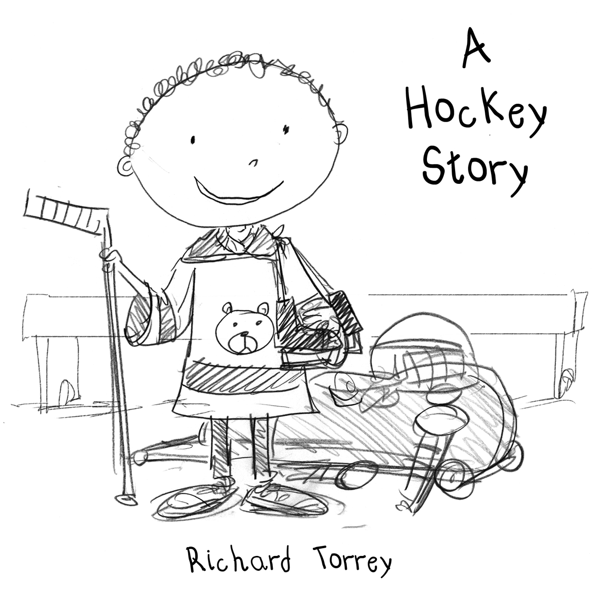 Hockey Story cover sketch 2