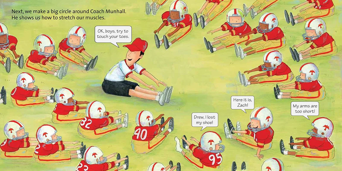 A FOOTBALL STORY interior