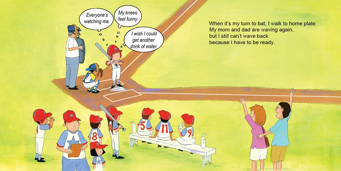 A BASEBALL STORY interior